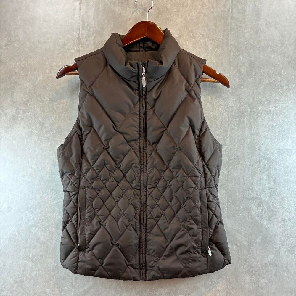 Eddie-bauer Women's Brown and Grey Gilet